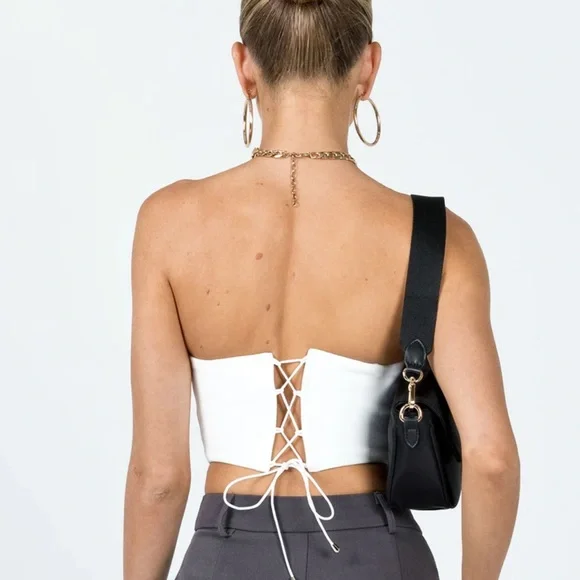 Princess Polly Carlie top white - Picture 9 of 12